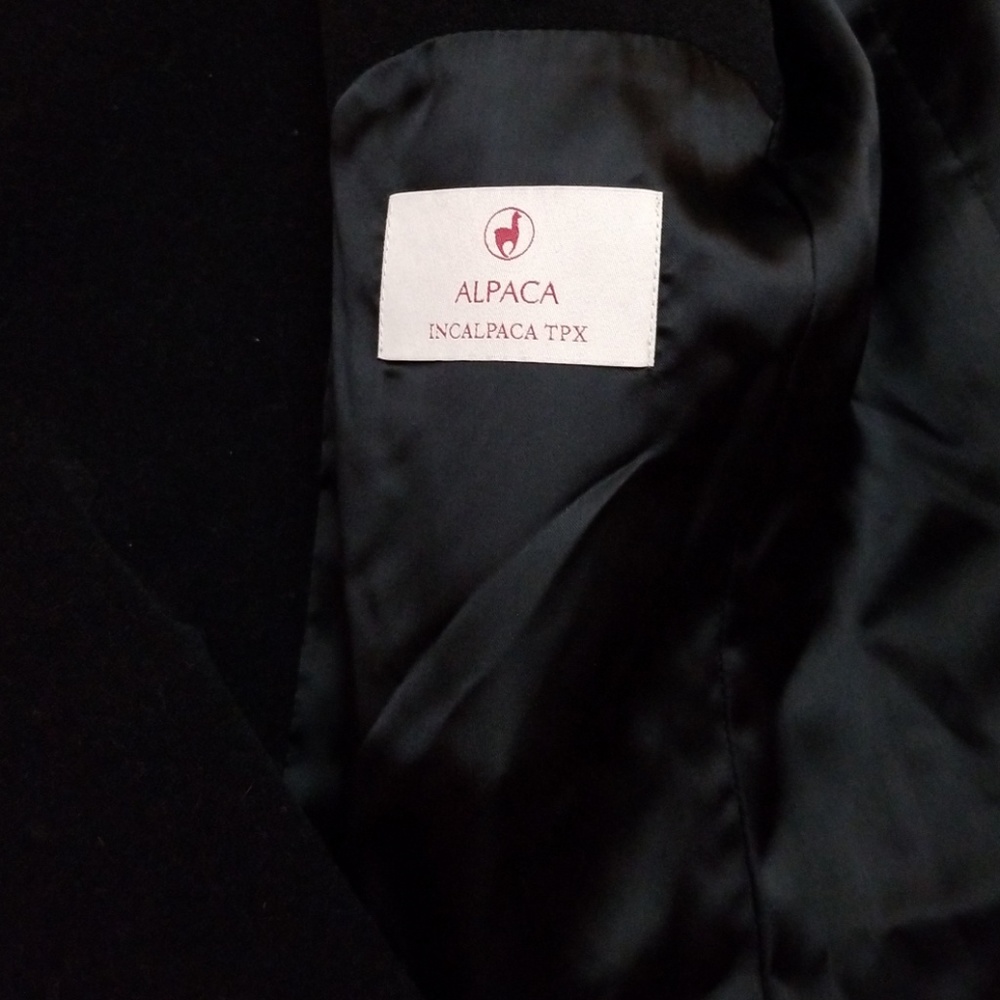 Alpaca blend wool coat - Picture 3 of 4
